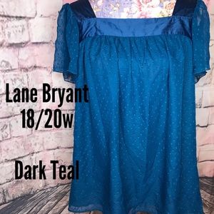 Lane Bryant dark teal top